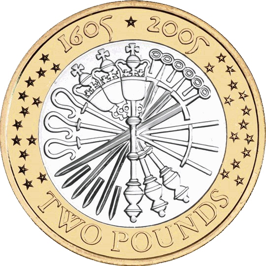 2005 Gunpowder Plot £2 Coin 2005 Gunpowder Plot £2 Coin
