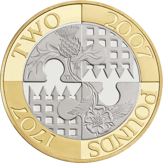 2007 Act of Union £2 Coin 2007 Act of Union £2 Coin