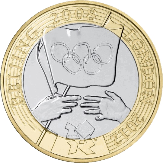2008 Olympic Games Beijing Handover to London £2 Coin 2008 Olympic Games Beijing Handover to London £2 Coin