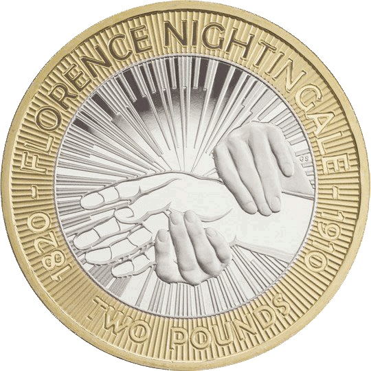 2010 Florence Nightingale £2 Coin 2010 Florence Nightingale £2 Coin