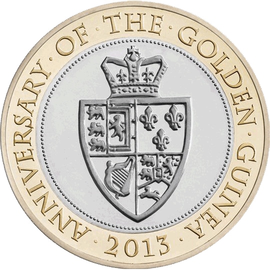 2013 Anniversary of the Guinea £2 Coin 2013 Anniversary of the Guinea £2 Coin