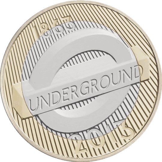 2013 London Underground Roundel £2 Coin 2013 London Underground Roundel £2 Coin