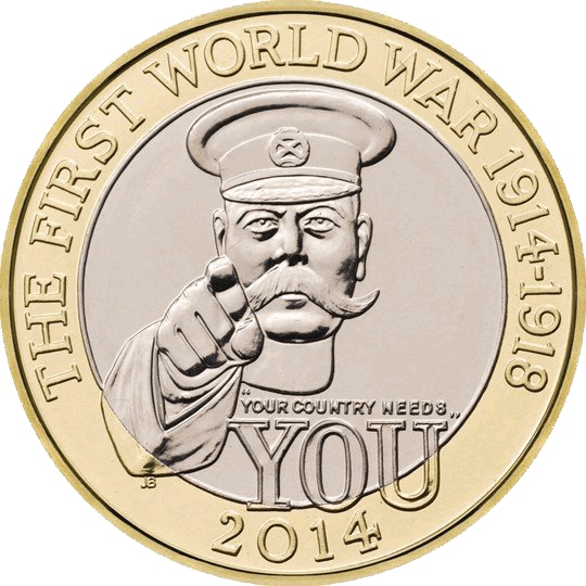 2014 First World War Centenary £2 Coin 2014 First World War Centenary £2 Coin