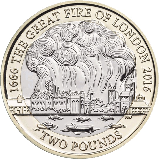 2016 Great Fire of London £2 Coin 2016 Great Fire of London £2 Coin