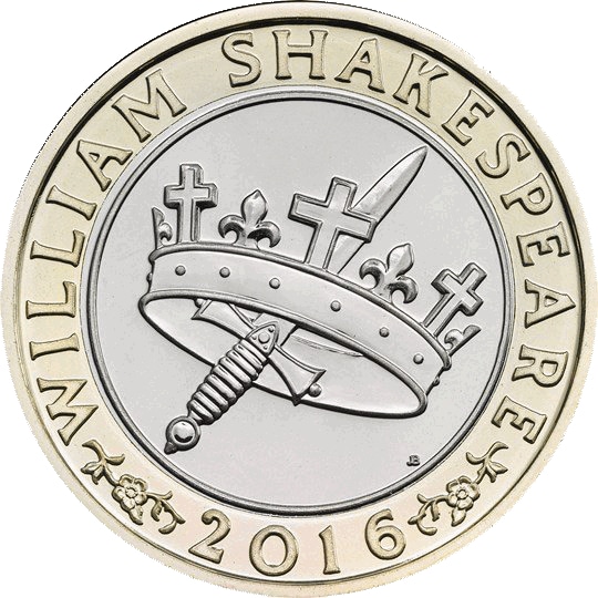 2016 Shakespeare Histories £2 Coin 2016 Shakespeare Histories £2 Coin